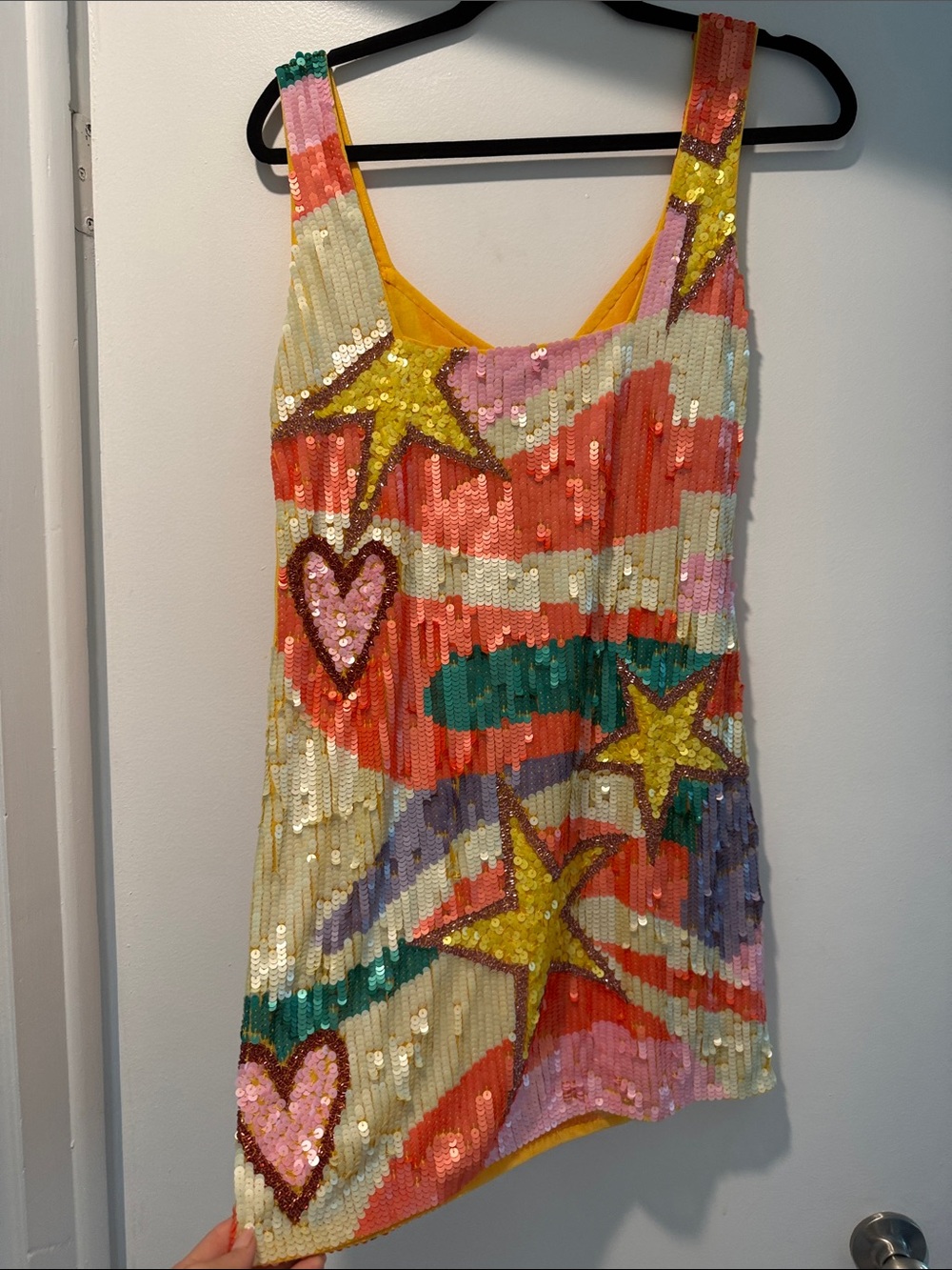 Nasty gal Full Sequin Star & Heart Tank Dress - Multicolor - Picture 7 of 9